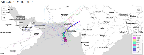 zdroj: https://www.cyclocane.com/biparjoy-storm-tracker/