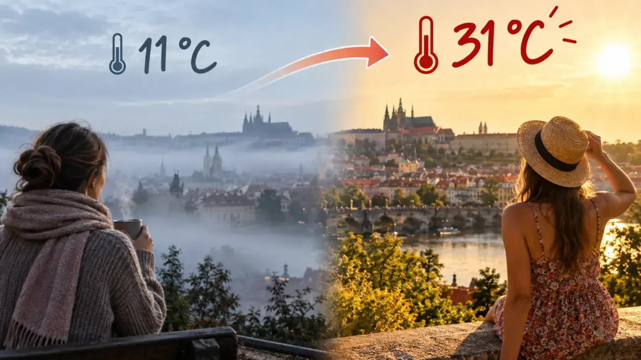 Ráno chladno, odpoledne horko - ilustrační foto