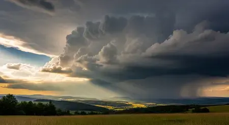 Extrémní meteorologický scénář v Jablonci nad Nisou: Od tropických veder po bouřkové varování