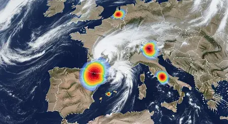 Copernicus spustil sledování lesních požárů v reálném čase: Francie čelí historickým rekordním emisím