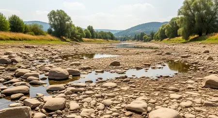 Jako v parném létě, ale je teprve máj: Polovina českých řek má historicky nejnižší hladiny