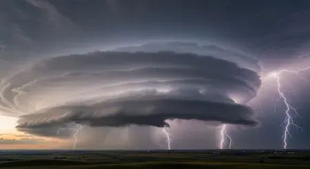 Bouřková bitva nad Nebraskou: Varování před extrémními bouřkami v rámci „Weather Alert Day“