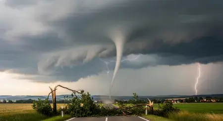 Tornádo v Děčíně: Meteorologové potvrdili další vzdušný vír v sérii bezprecedentních bouřek